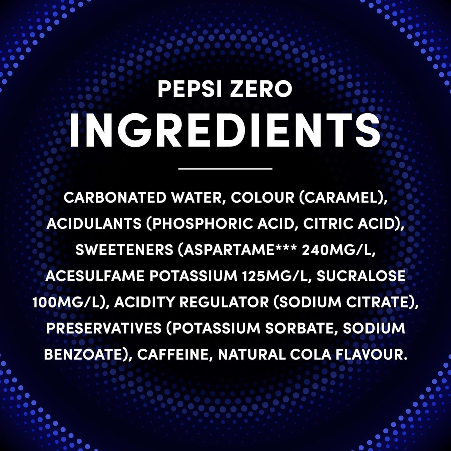 Pepsi zero 155