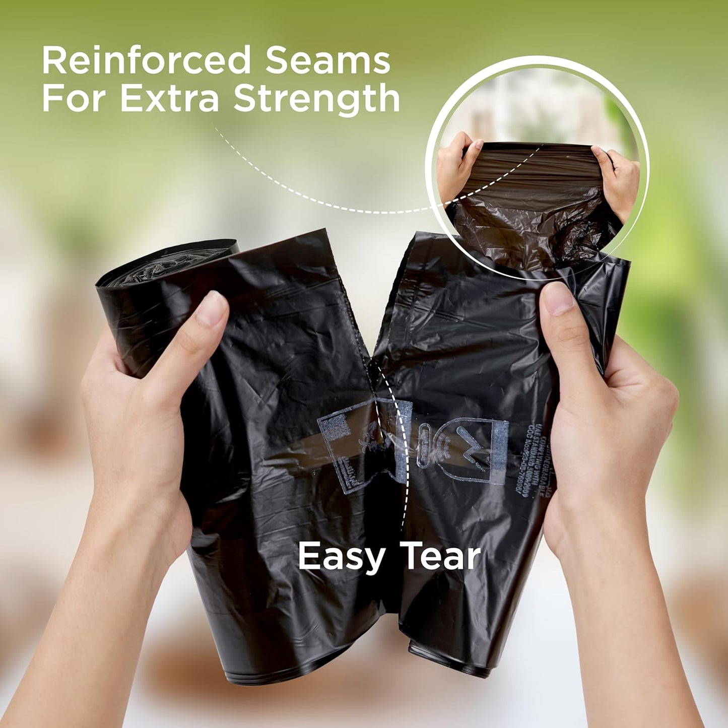 Strong & Bio-Degradable Heavy Duty Disposable Garbage 20 Pcs, 65cm x 95cm