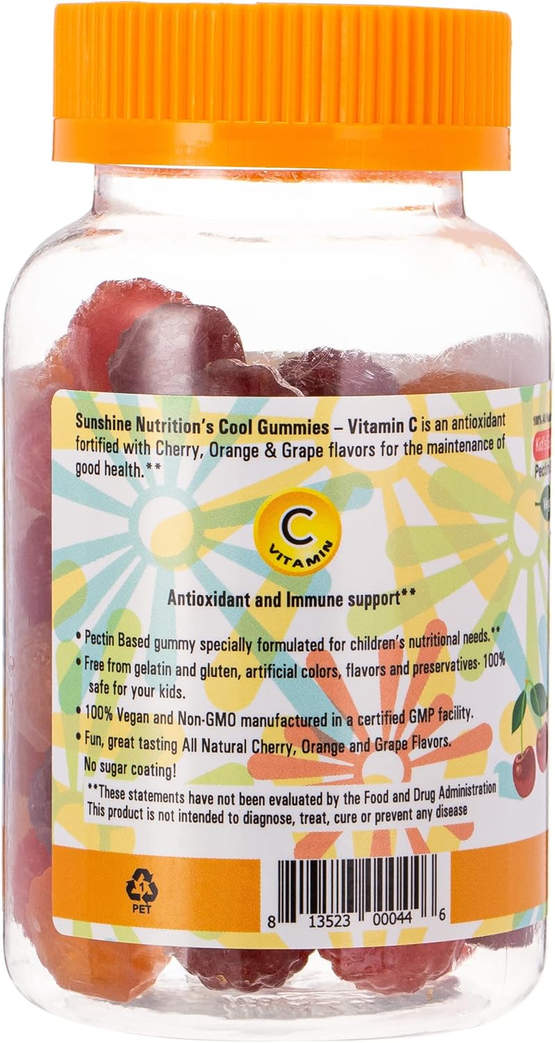 Sunshine Nutrition Cool Gummies With Vitamin C , 60 Gummies