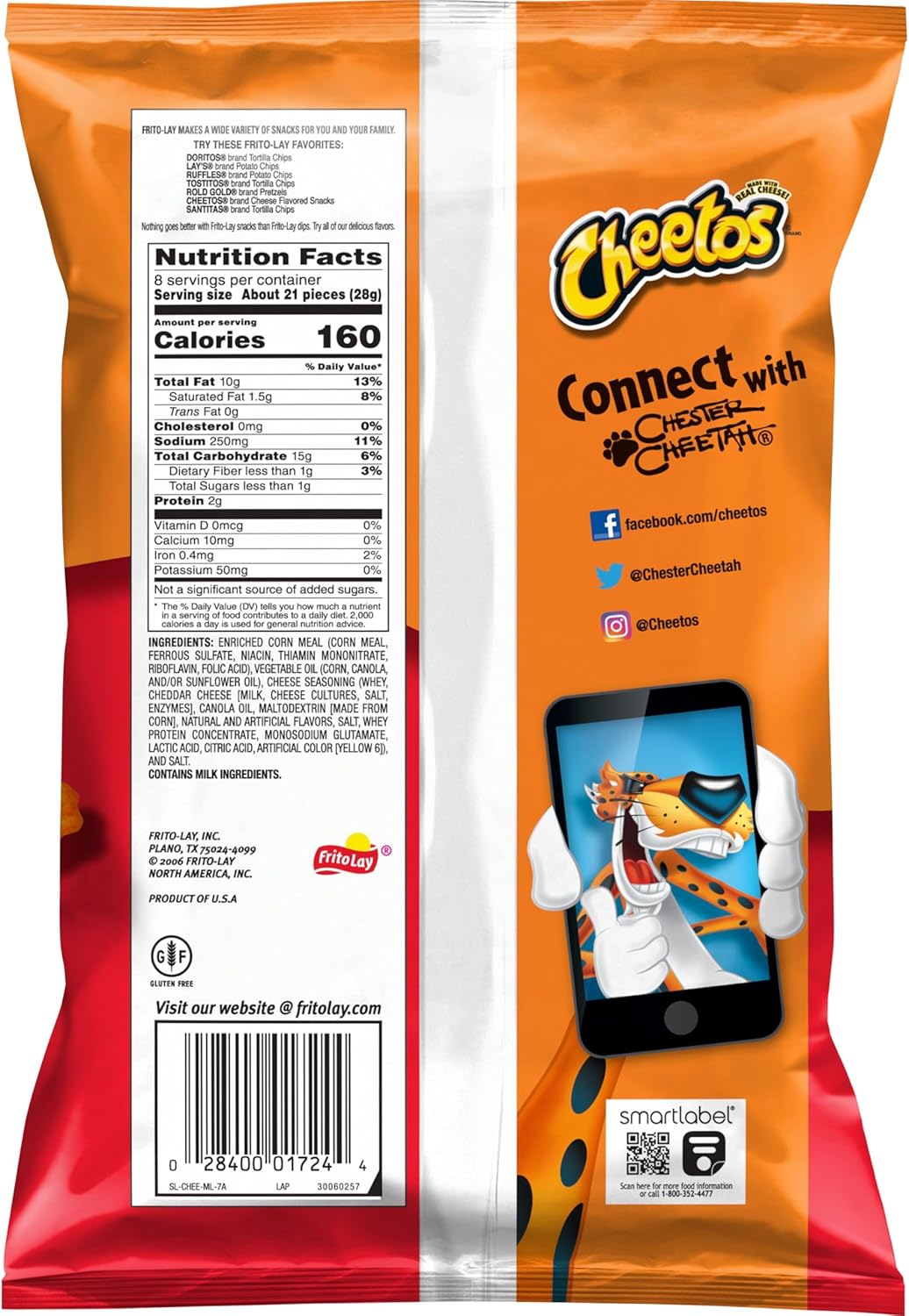 Cheetos Crunchy Original Chips 8 OZ (227g) - Export