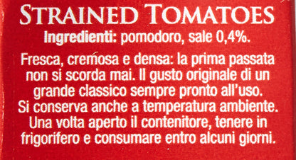 Pomi Passata, ,Made from 100% Strained Italian Tomatoes, Authentic Italian Tomato Puree - 500 g