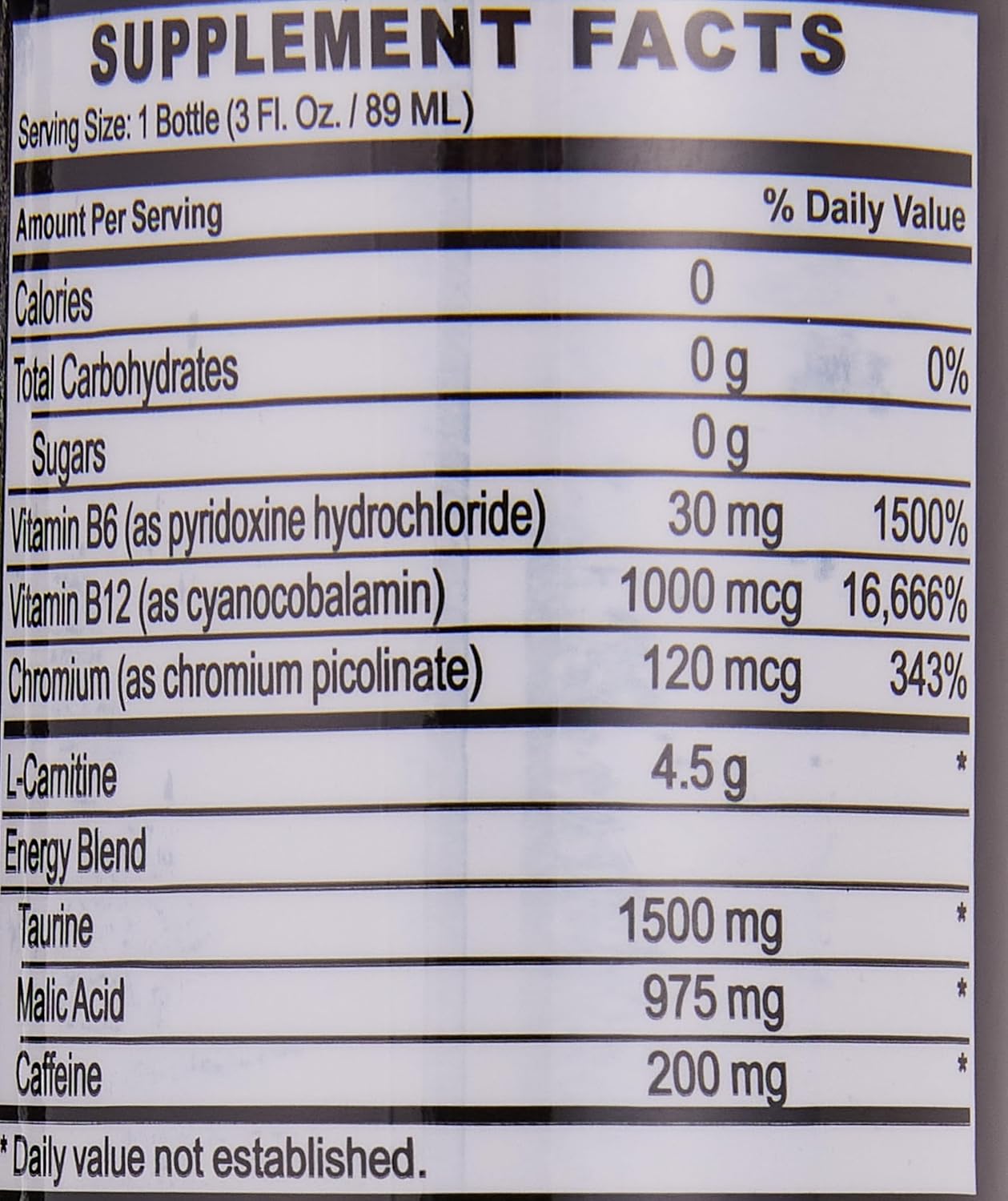 MUSCLE CORE NUTRITION L-Carnitine 4500 Tangerine, 89 Ml Box Of 12