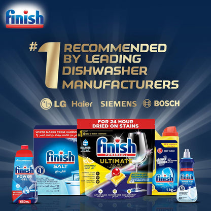 Finish All in One Max Dishwasher Gel, Lemon Sparkle, 1L