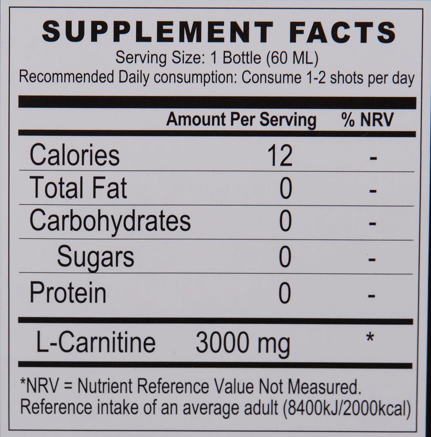 MUSCLE CORE NUTRITION L-Carnitine 4500 Tangerine, 89 Ml Box Of 12