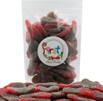 FirstChoiceCandy Gummy Cola Bottles (Sour Cherry, 2 Pound (Pack of 1))