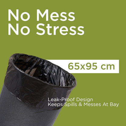 Strong & Bio-Degradable Heavy Duty Disposable Garbage 20 Pcs, 65cm x 95cm