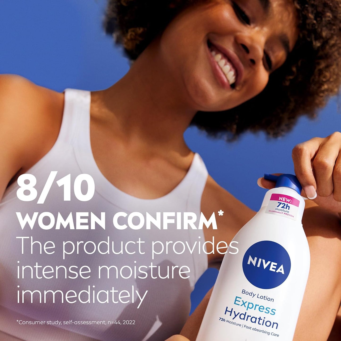 NIVEA Body Lotion for Normal to Dry Skin, Express Hydration, with Deep Moisture Serum and Sea Minerals, 48H Moisture Care, 400ml