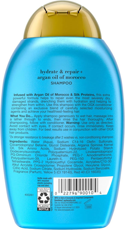 OGX Extra Strength Hydrate and Revive+ Argan Oil of Morocco Shampoo (1x 385ml)