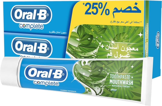 Oral-B Complete Herbal Fresh & Strong Teeth Toothpaste 100ml, Pack of 2