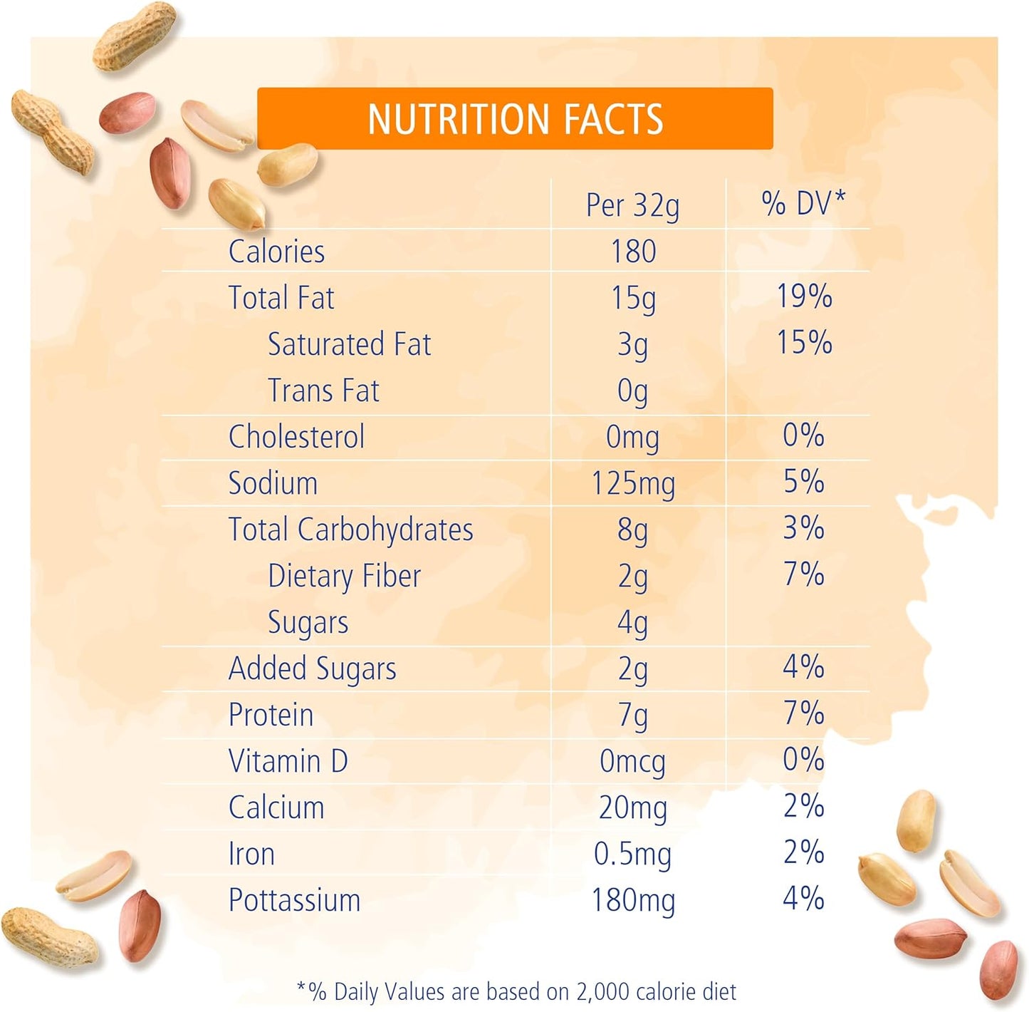 American Garden Creamy Peanut Butter, Vegan, Gluten Free, 454g