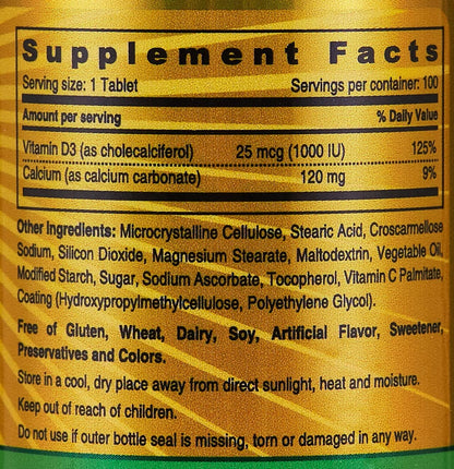 Sunshine Nutrition Vitamin D 1000