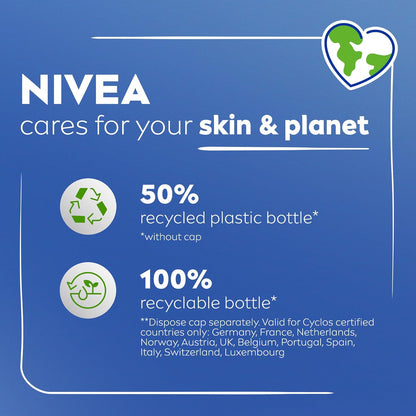 NIVEA Body Lotion for Normal to Dry Skin, Express Hydration, with Deep Moisture Serum and Sea Minerals, 48H Moisture Care, 400ml