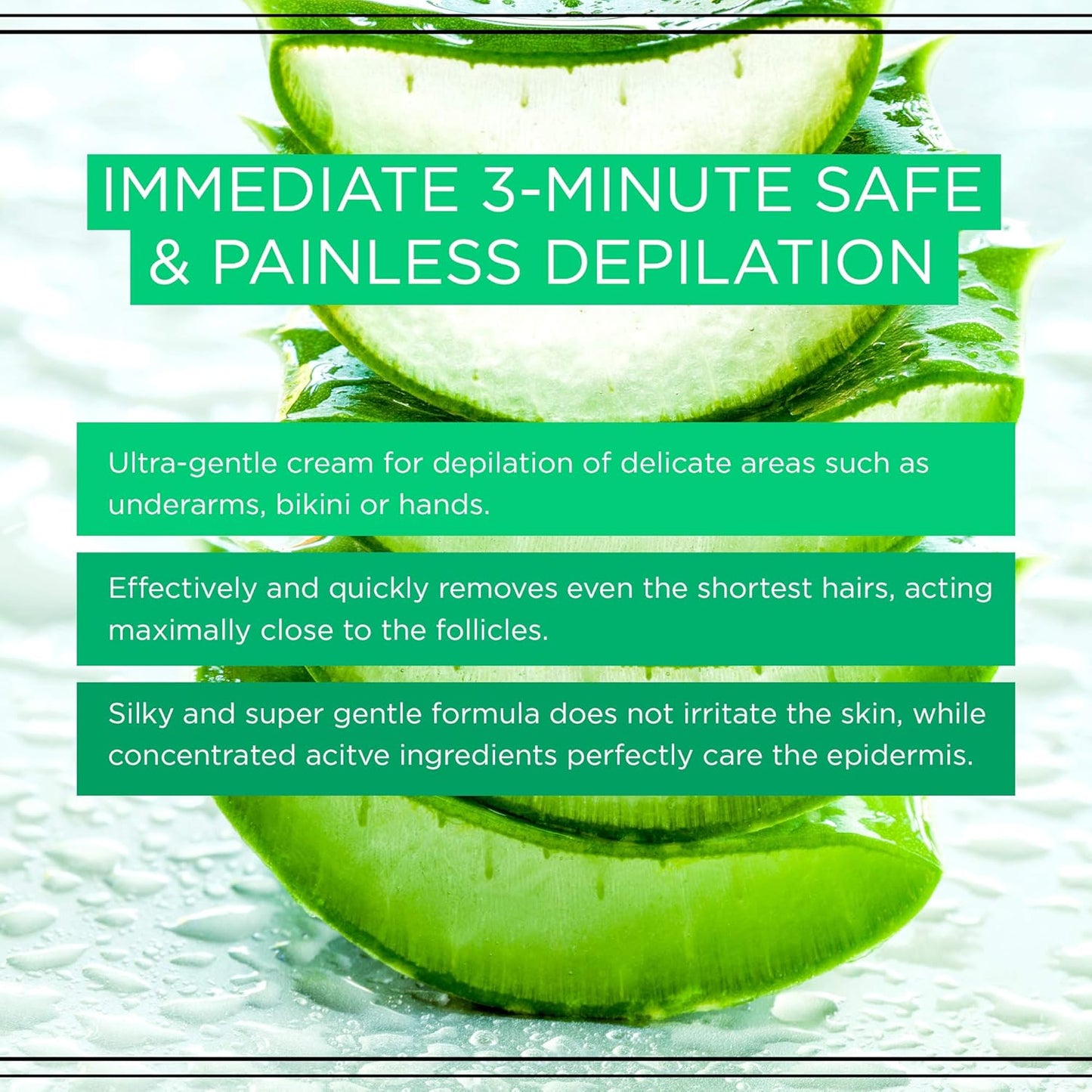 Eveline Hair Removal Active Epil Depilatory Cream Aloe Vera Sensitive Skin 125ml