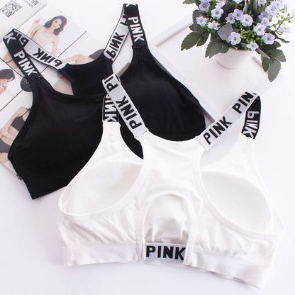 Push Up Sports Bra Fitness Women Sport Bra Top Black Padded Yoga Brassiere Sport Bra Sports Top