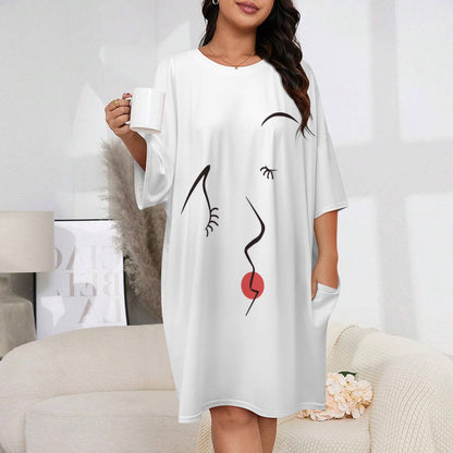 Women's one-size long T-shirt/pajama top