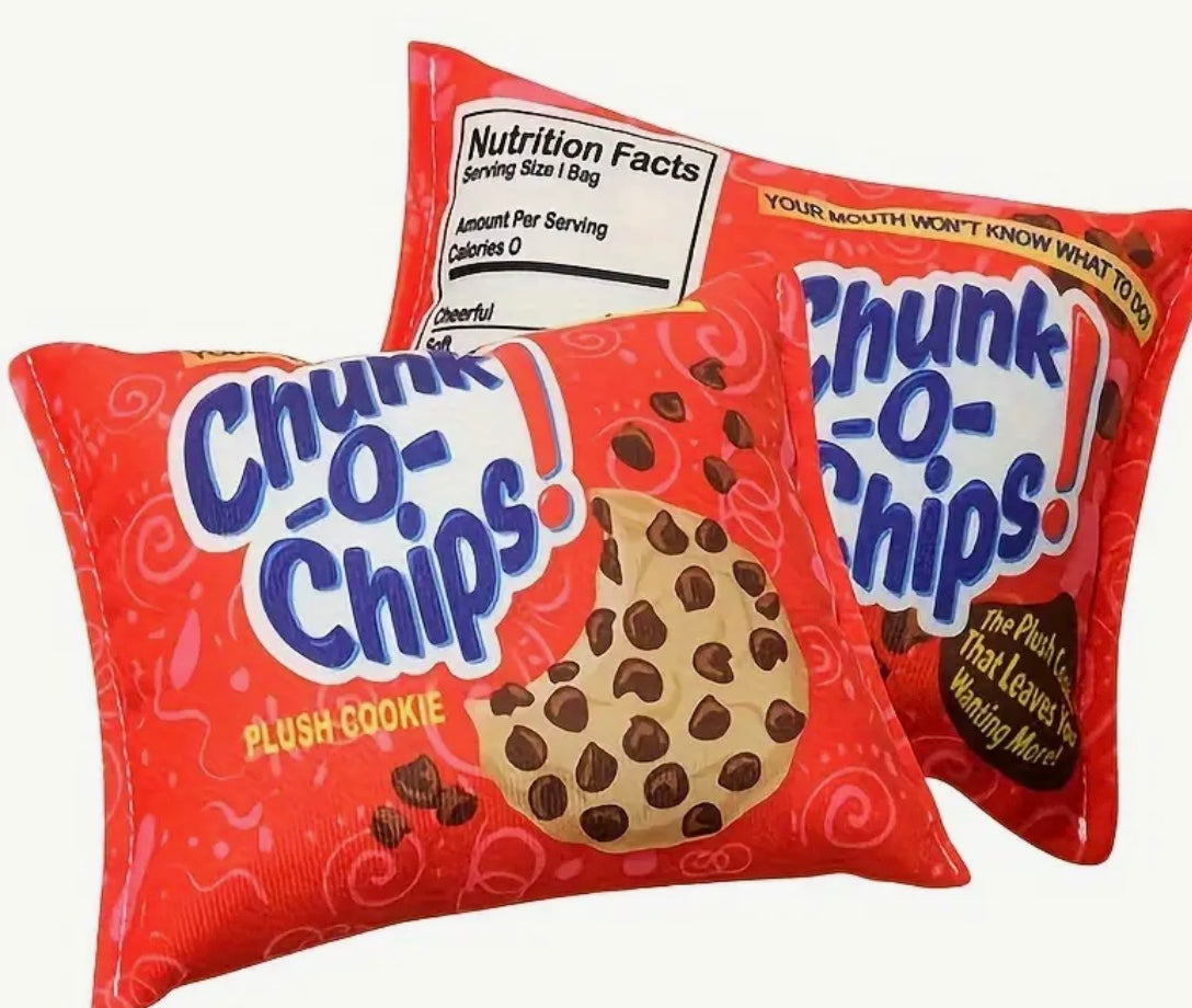 Chip-Shaped Delight Dog Chew Toy