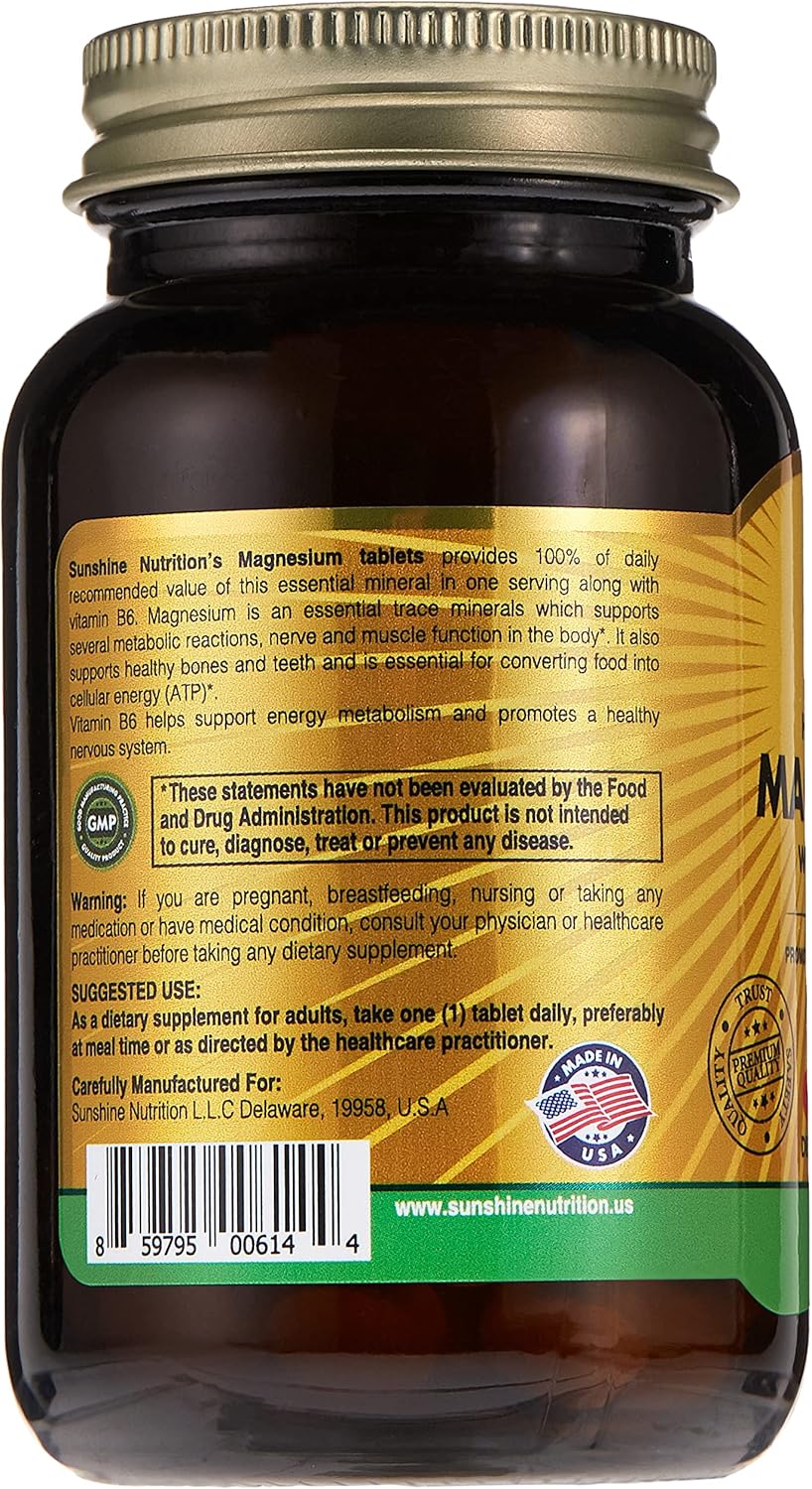 Magnesium with Vit B6 100tabs
