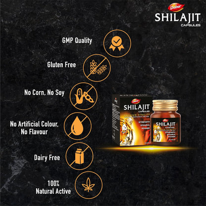 Dabur Shilajit Capsules 30s