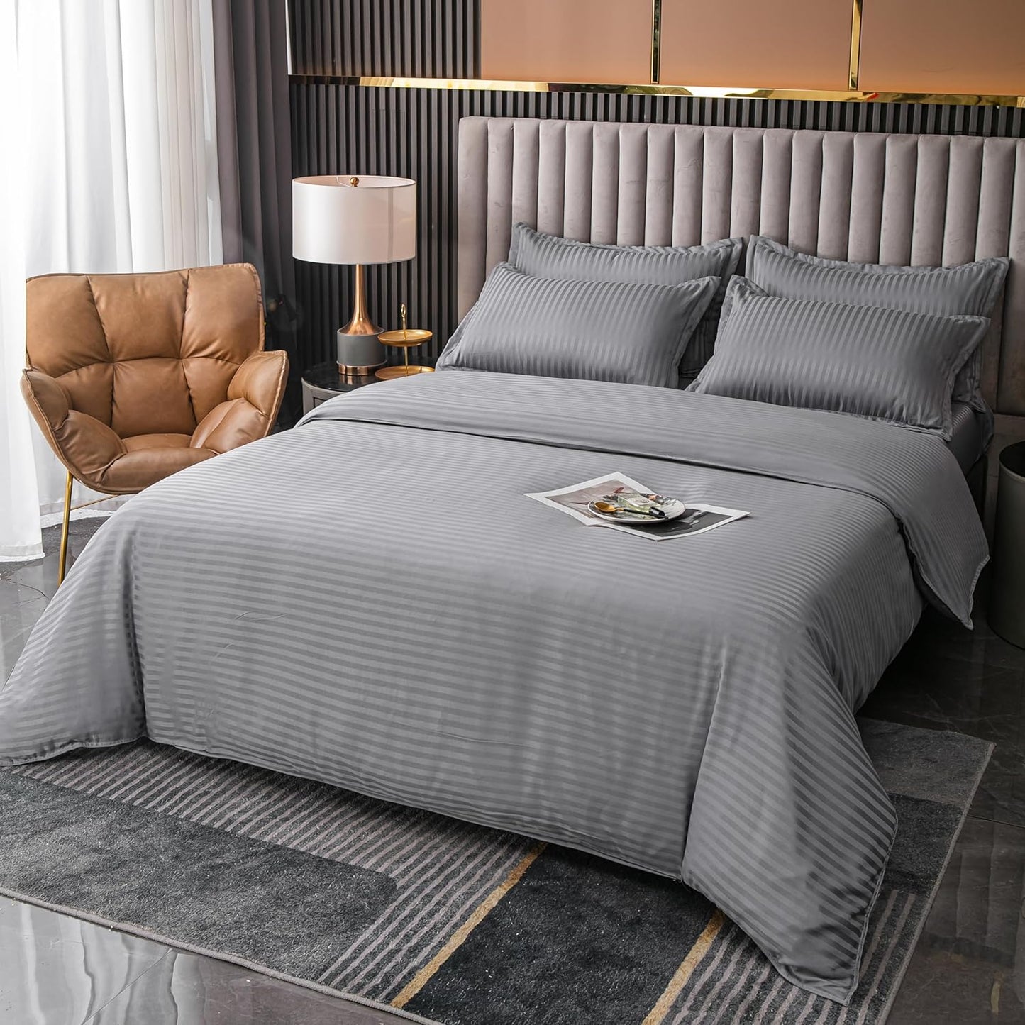 Vaneta  Decor Stripe Duvet  Cover Set