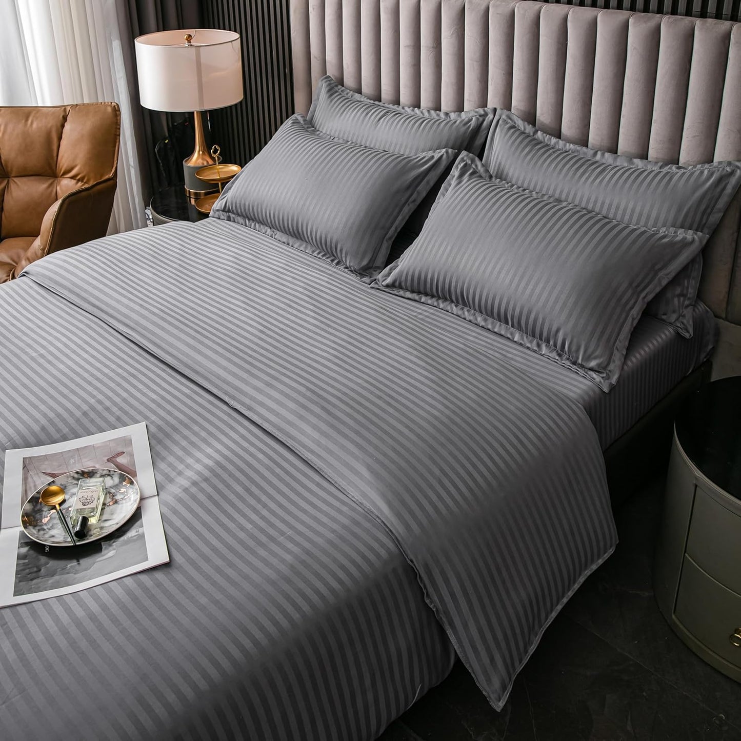 Vaneta  Decor Stripe Duvet  Cover Set