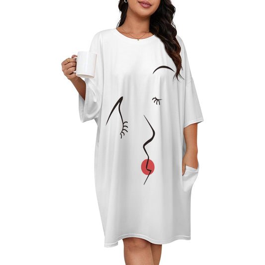Women's one-size long T-shirt/pajama top