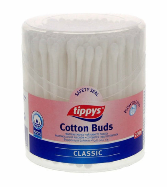 Tippy’s cotton buds 200 white buds.