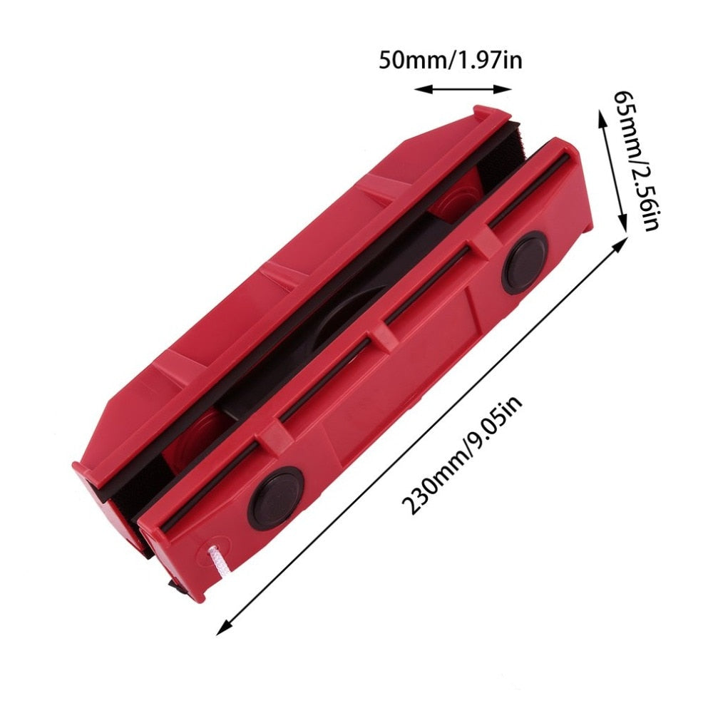 1PC Magnetic Window Cleaner for Single Glazing Windows Portable Useful Glass Cleaning Tool with Cloth for Home Use