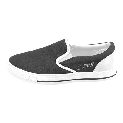 Men's Slip-on Canvas Shoes (Model 019)