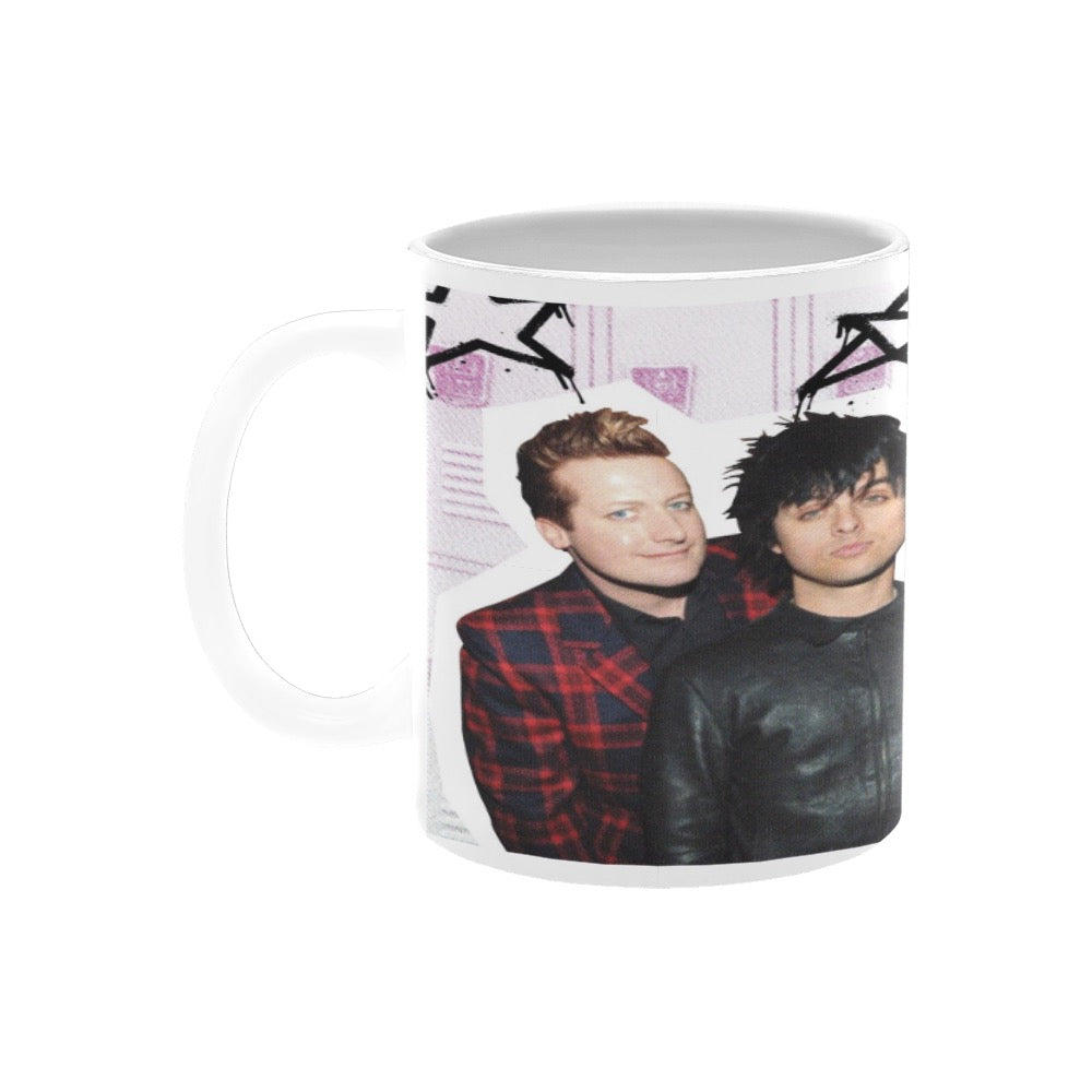 Green Day 11oz white mug