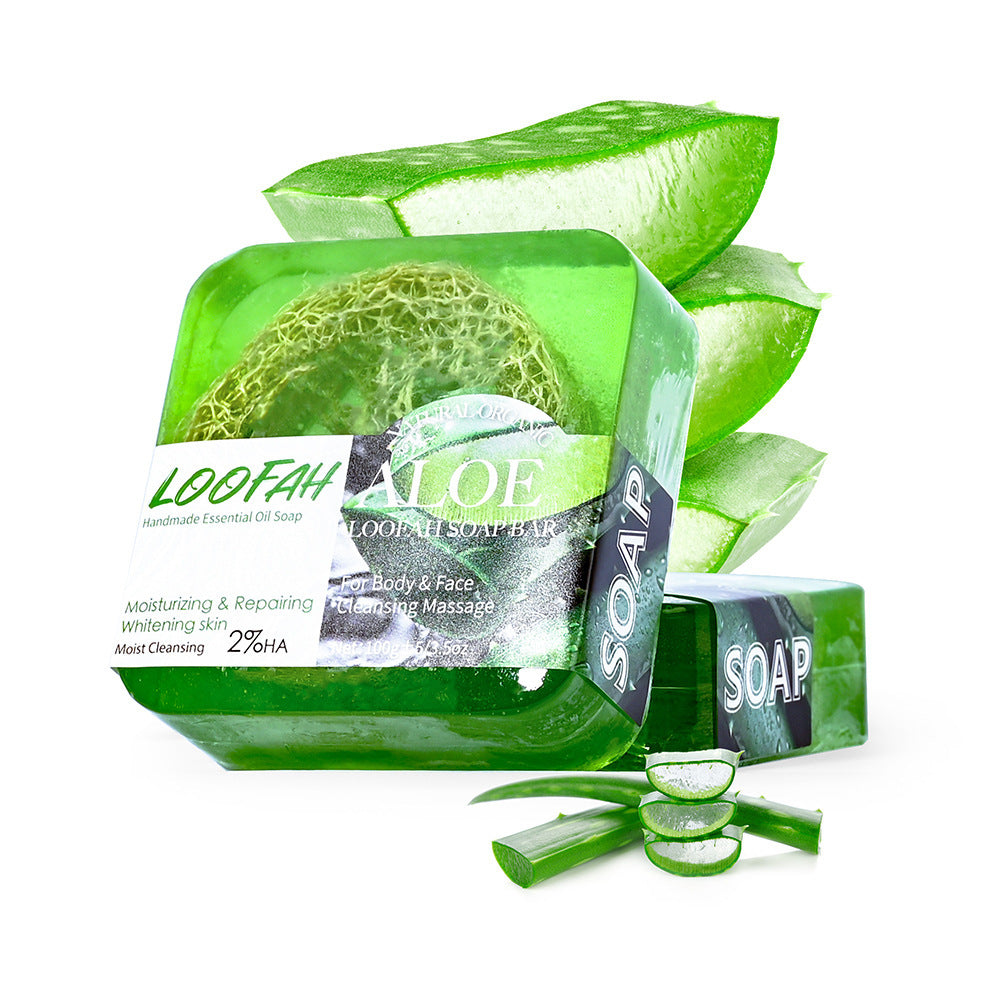 Transparent Handmade Plant Essential Oil Soap