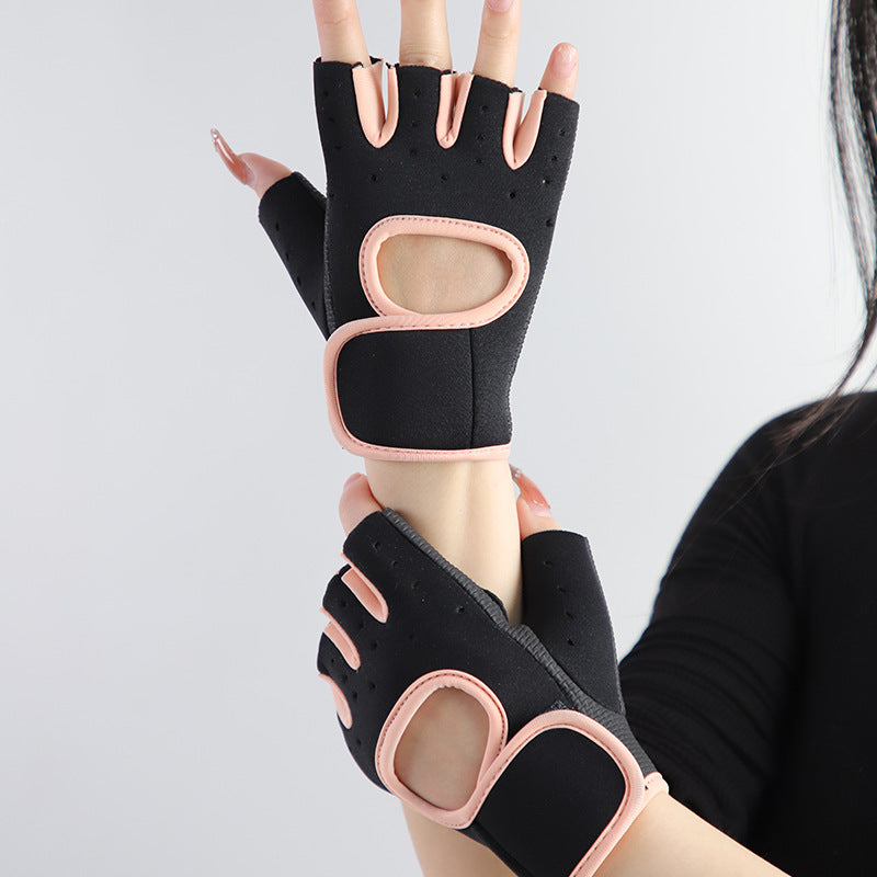 Men's And Women's Sports Cycling Fitness Half Finger Gloves Rock Climbing Mountaineering Racing Shooting Outdoor Fitness Gloves