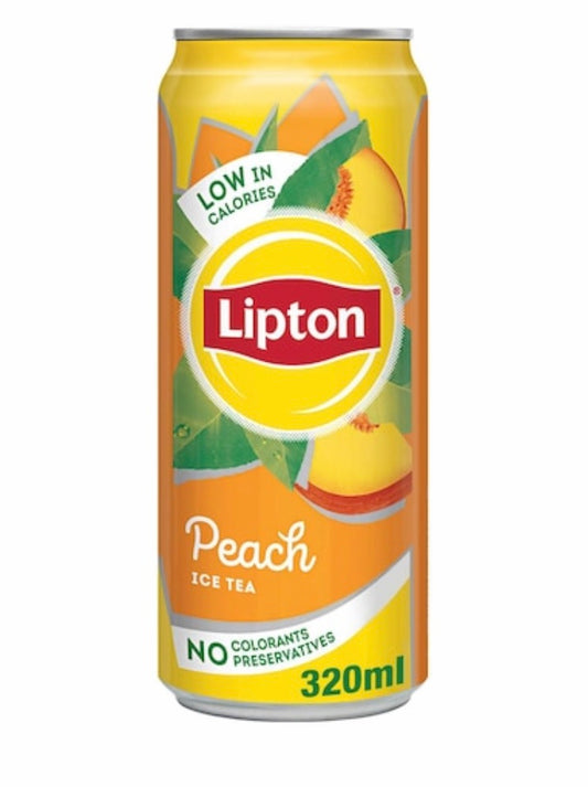 Lipton Peach Ice Tea, Non Carbonated Low Calories Refreshing Drink