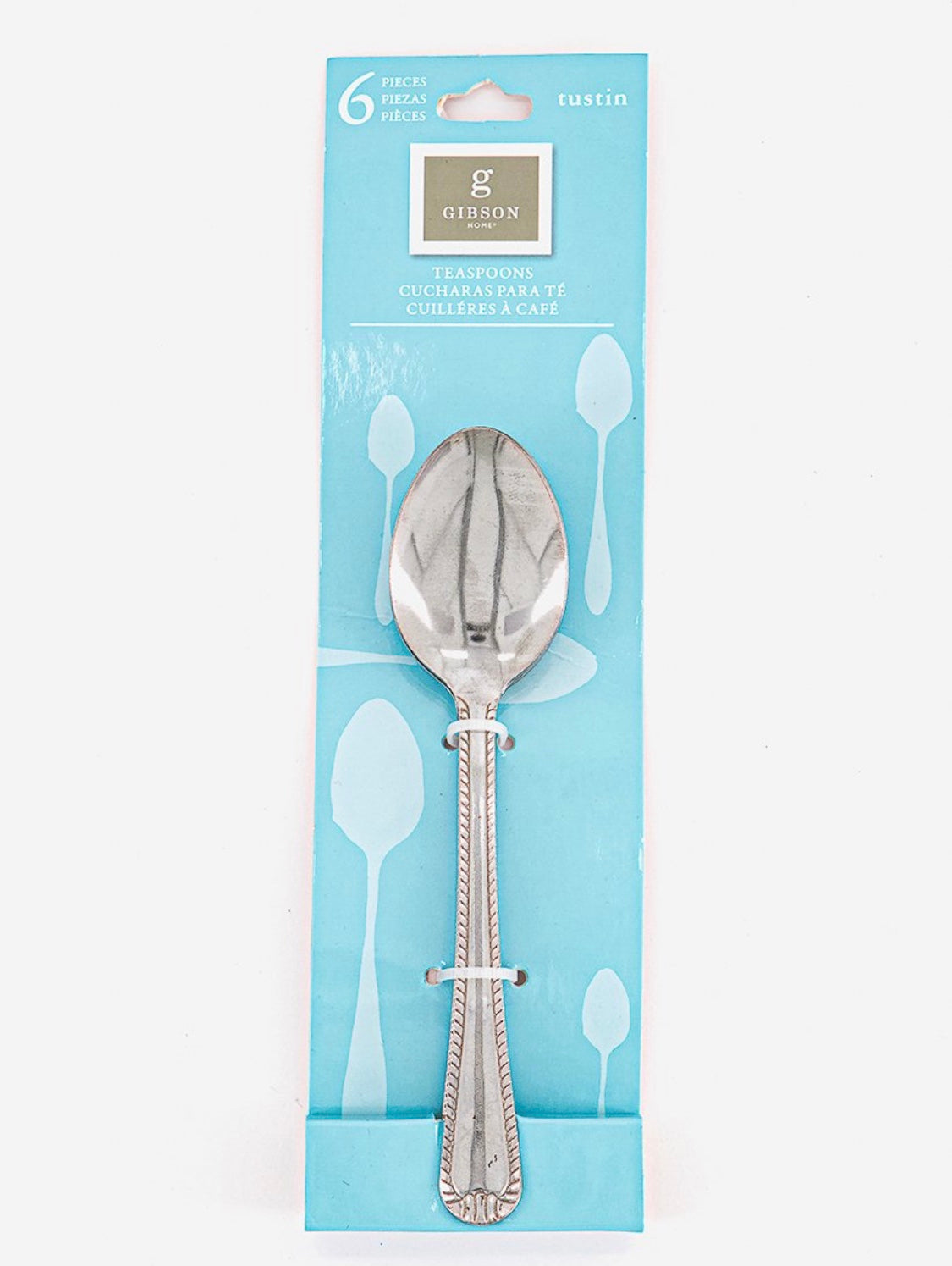 6Pcs teaspoon silver