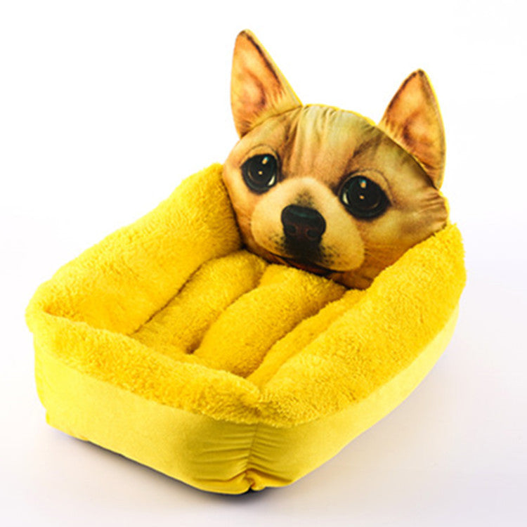 3D Cartoon Shape pet bed