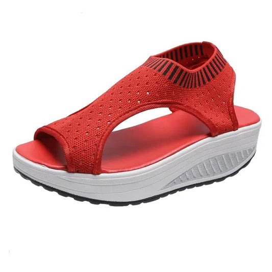 Plus Size Sandalen Vrouwen  Mode Casual Platform Schoenen Vrouwen Schoenen Comfort Zomer Zachte Sport Sandalen Ademende Sneakers