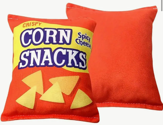Chip-Shaped Delight Dog Chew Toy