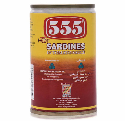 555 Sardines in tomato sauce