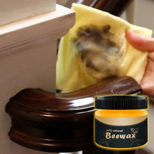 1 pcs Wood Seasoning Beewax Wood Care Wax Solid Wood Maintenance Cleaning Polished Waterproof Wear-Resistant Wax Furniture
