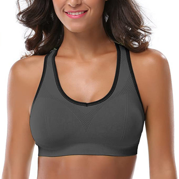 Beautiful Back Sports Underwear Women's Quick Drying Yoga Underwear Shock Absorption Sports Vest High Intensity Sports Bra