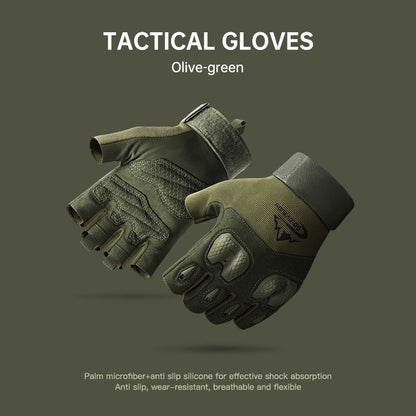 Tactical Gloves Outdoor Sports Mountaineering Training Fitness Gloves Motorcycle Riding Anti-skid Touch Screen Gloves