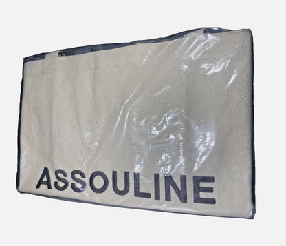ASSOULINE ULTIMATE CANVAS TOTE BAG UNUSED durable 24"x18"