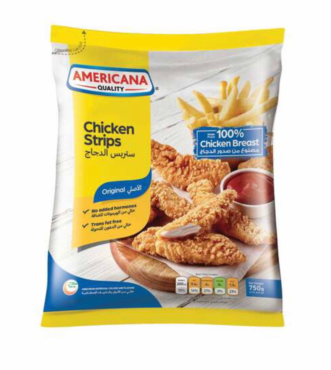 Americana Chicken Strips 750g