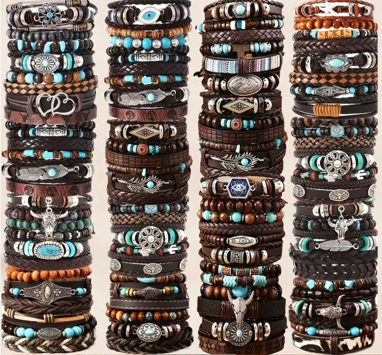 36 pcs  Unisex Bracelet Set