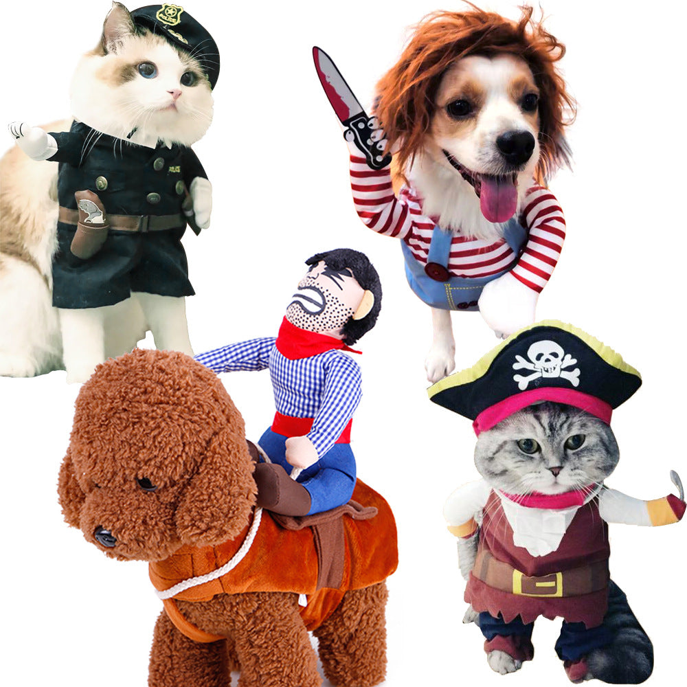 Pet Cowboy Horse Riding Transfiguration