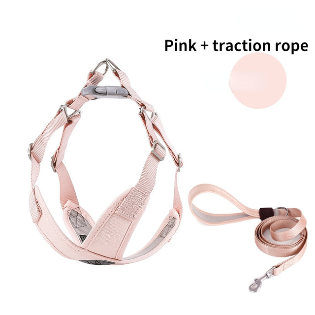 Pet Chest Strap New Macaron Fresh Summer Vest-Style Dog Leash Pet Supplies