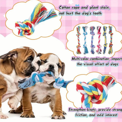 Durable Cotton Rope Dog Chew Toys for Puppies
