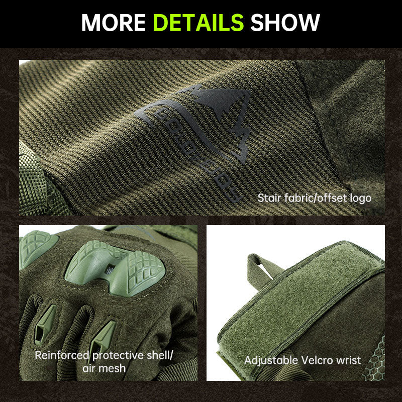 Tactical Gloves Outdoor Sports Mountaineering Training Fitness Gloves Motorcycle Riding Anti-skid Touch Screen Gloves