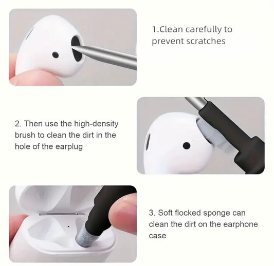 1pc, Earbuds Cleaning Pen, 7.62 Cm 1 Multifunctional Cleaner Kit