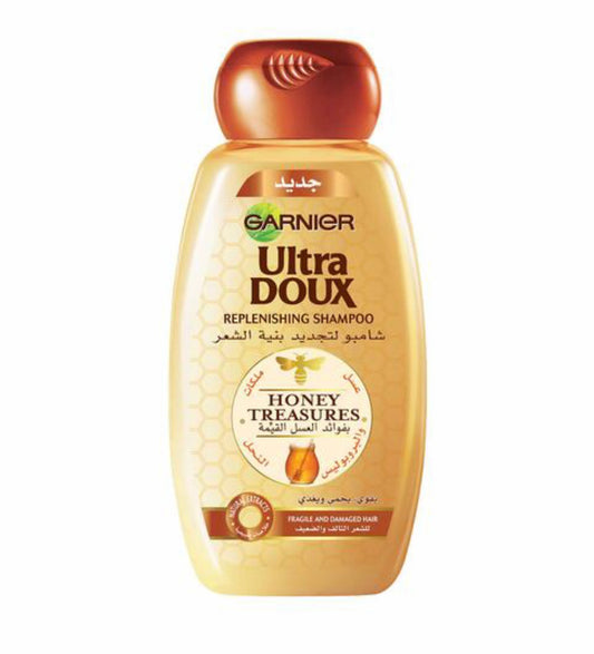 Garnier Ultra Doux replenishing shampoo.  400ml