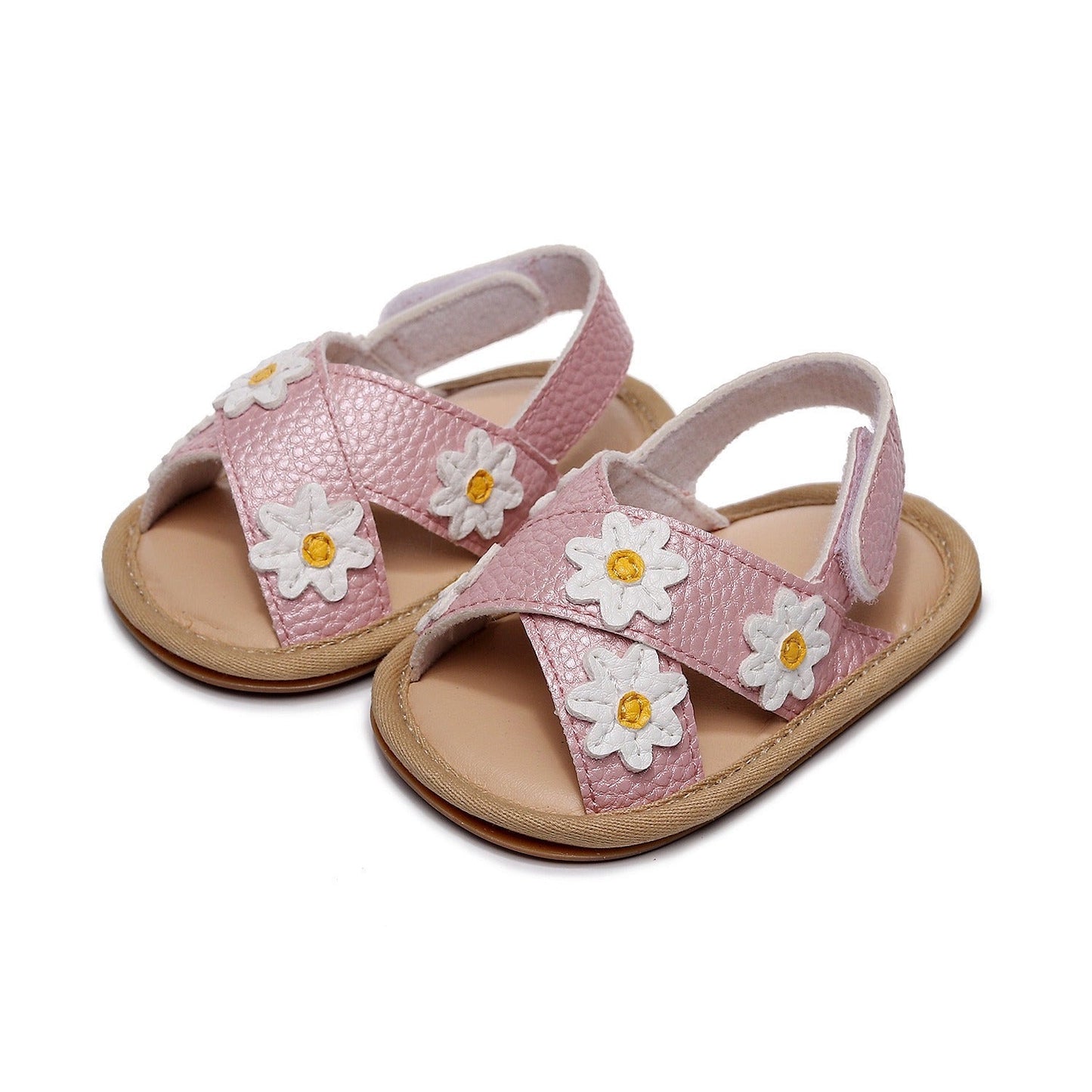 Cross strap Small flower children’s sandal
